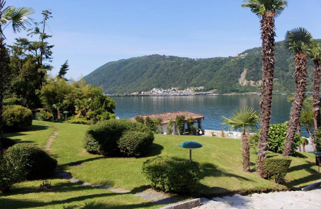 Holiday On The Lake Lugano Bissone Exterior foto
