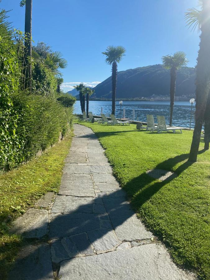 Holiday On The Lake Lugano Bissone Exterior foto